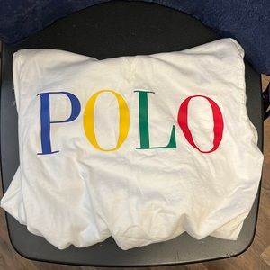 Polo Ralph Lauren white lightweight hoodie size medium